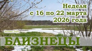 БЛИЗНЕЦЫ | ТАРО прогноз на неделю с 16 по 22 марта 2026 года