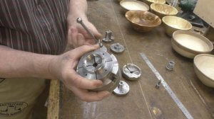 Токарный патрон по дереву с быстросъёмными кулачками FABTEC CK4/S1 M33*3,5