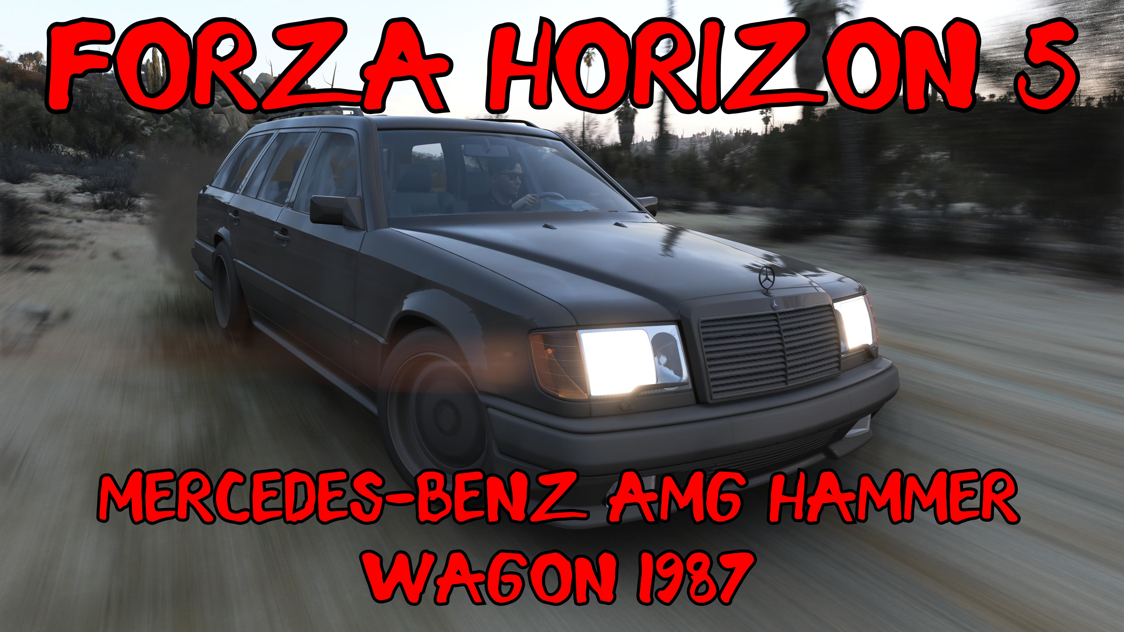 "Молот без границ: Mercedes-Benz AMG Hammer Wagon 1987 едет покорять Forza Horizon 5"