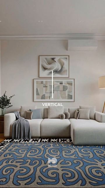 Простые схемы расположения картин #bigfish #bigfishinterior