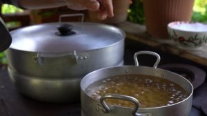 Kənd Həyatı. Курица, фаршированная рисом, запеченная по старинному деревенскому рецепту