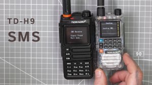 Tidradio TD-H9. Отправка текста
