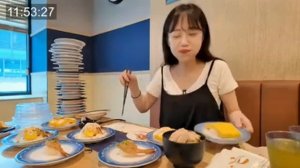 Мукбанг челлендж суши Еда на камеру