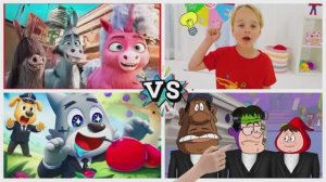 Шериф Лабрадор 🆚 Единорог Тельма 🆚 Влад и Ники 🆚 Крипто Спасатель 🐾 Плитки Хоп