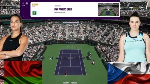 (1) 🇧🇾Арина Соболенко - (14) 🇨🇿Линда Носкова