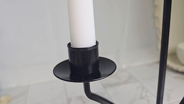 Декоративный подсвечник-канделябр КАНТИГО, металл, чёрный, 26х10 см, 962004