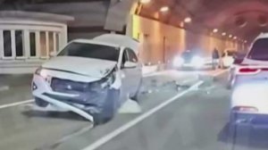 Корова вышла на трассу под Сочи и спровоцировала ДТП с двумя машинами