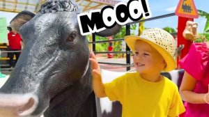 Крис учится кормить животных и другие полезные детские истории