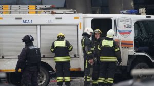 Пожар произошел в пансионате в Химках