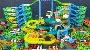 Мультики для детей Трасса Динозавров и Машинки! Большое Приключение Dinosaur Track