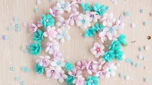 ВЫ ВЛЮБИТЕСЬ В ЭТИ ЦВЕТОЧКИ 😍 Как легко и просто сделать ЦВЕТЫ из фоамирана для открыток и заколок