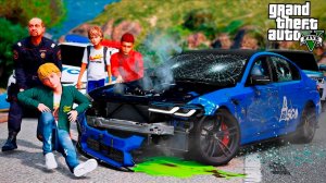 ГРИШКА ПОПАЛ В ДТП НА BMW M5 ASCO! ГРИШИ БОЛЬШЕ НЕТ!? СПАСАЕМ С ВИТЕЙ ЕГО! ШКОЛЬНЫЕ БУДНИ ГТА 5