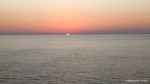 полный закат солнца 🌅☀️🌄