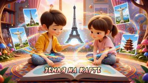 Земля на карте — океаны и материки! 🌍🗺 |  Плешаков | Окружающий мир 2 класс