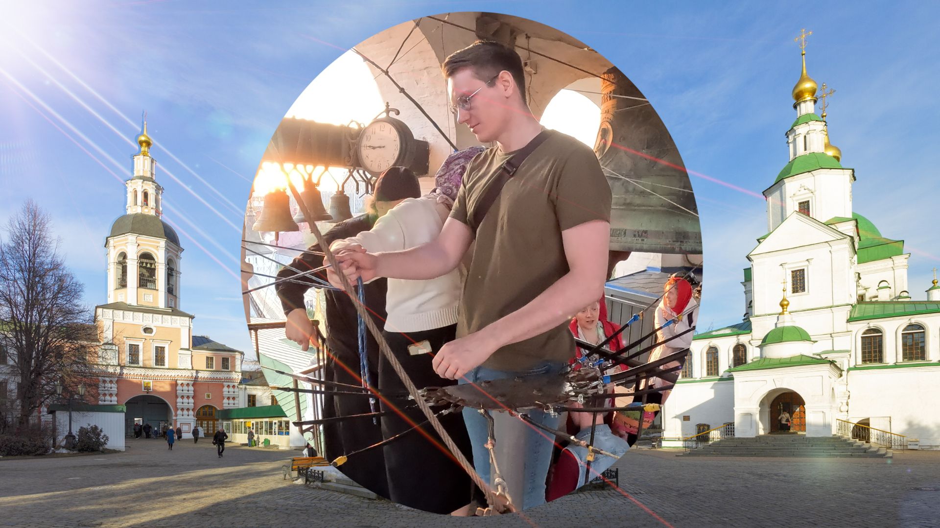 Колокольный звон (44) на Светлой седмѝце 22.04.2025 в часы свободного доступа, Данилов монастырь