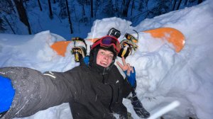 ПЕРВЫМ СЛЕДОМ В ЛЕСУ ❚ СНОУБОРД