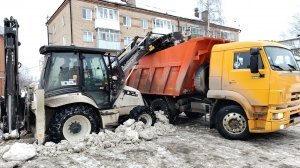 уборка парковки от снега г.Кудымкар