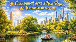 ☀ Солнечный день в Нью-Йорке, который напоминает лето ☀️ Оживленные улицы и Центральный парк (2026)