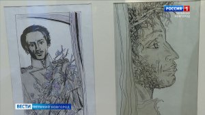 ГТРК СЛАВИЯ Выставка портретов писателей от издательства "Вита Нова" 13.03.26