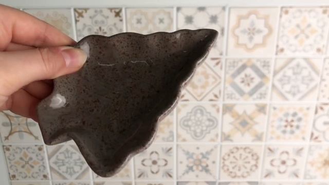 Сервировочное блюдо ЁЛОЧКА 'ЧЕНЕРЕ', фарфор, серое, 12 см, APF670600-1