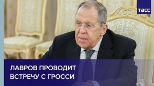 Лавров проводит встречу с Гросси