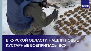 В Курской области нашли новые кустарные боеприпасы ВСУ