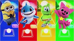 Миньон 🆚 Беби Шарк 🆚 Гумми Бер 🆚 Пинкфонг 🎶 Плитки Хоп Музыкальная Битва