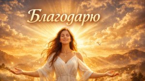 Благодарю 🙏 Песня благодарности Творцу | Свет, любовь и новый день