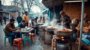 Лучший уличный завтрак в Пакистане. Стрит фуд в Лахоре