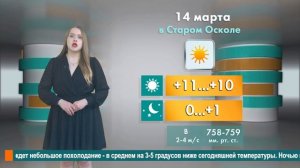 Погода в Старом Осколе на 14 марта