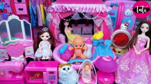 Играем в игрушки из мультика принцесса кукла Барби. Мультфильм для детей. ASMR АСМР