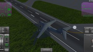 приземление на самолёте