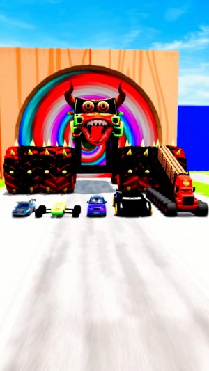 МУЛЬТИКИ ПРО МАШИНКИ МОНСТР  ПРОХОДИТ ИСПЫТАНИЯ