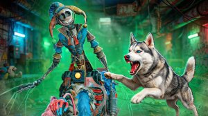 ФИНАЛЬНАЯ БИТВА С ПРОТОТИПОМ 1006 в реальной жизни! Хаски Бандит Говорящая собака