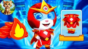 Кот Том Погоня Героев/Анджела Огненная Стрела и Пламя Славы/Мультик игра для детей