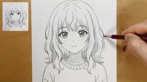 Простой урок рисования аниме-девушки: как рисовать для начинающих