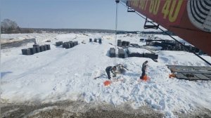 Работа манипулятора, смена.