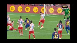 барселона Атлетико обзор матча