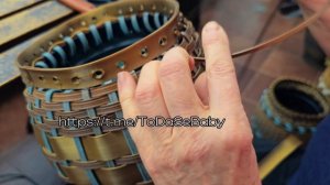 Мастер-класс "Бортик ШНУРОВКА для кашпо из ротанга"