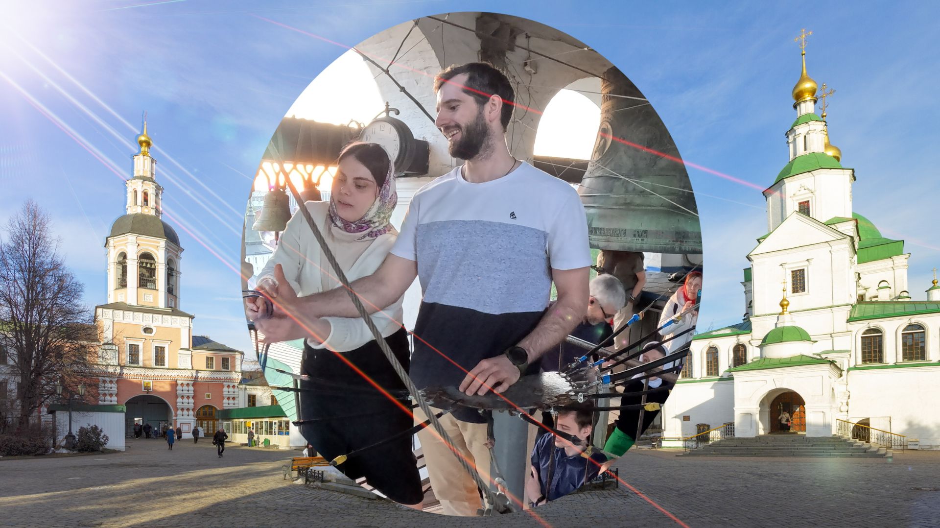 Колокольный звон (58) на Светлой седмѝце 22.04.2025 в часы свободного доступа, Данилов монастырь