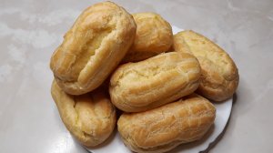 Самые вкусные эклеры / заварные пирожные простой рецепт. Мягкие и воздушные, с пустой серединкой!