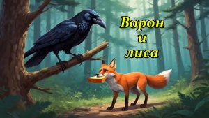 Ворон и лиса. Музыкальный клип.