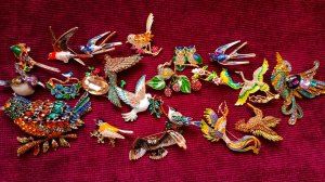 284. Весна. Птицы. Броши. Все по 300