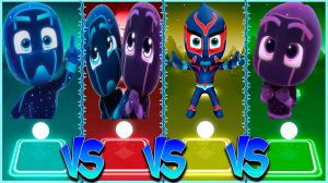 Герои в масках Coffin Dance в Tiles Hop lvl 9 - Мультик PJ Masks