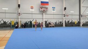ЖП 3 юношеский разряд, 
Александрова Александра- Удовенко Милана 
ШСА «Пирамида»
Комбинированное упр