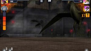 Показания о гибриде про Пантера Са и битва « Я играю в Jurassik World the Game »