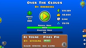 Over The Clouds  уровень в geometry dash