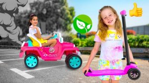 Настя заботится об окружающей среде☘️