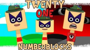 Мой персонаж из Sprunki Двадцать Один (из Numberblocks) реакция