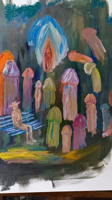 #attraction #desire  #art #painting #oilpainting #makarovamargarita #oiloncanvas